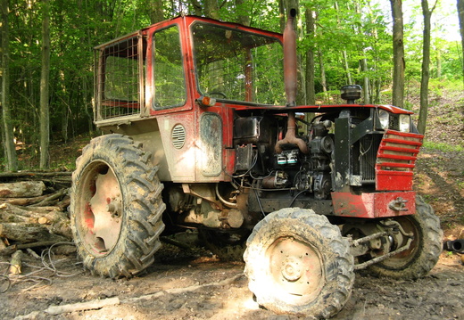 Tractor forestier - lateral