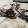 Motocicleta abandonata - Thassos