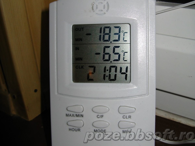 Temperaturi extreme iarna in casa si afara