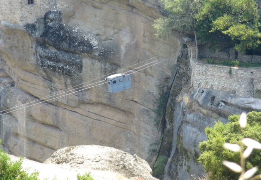 Manastirea Meteora - telecabina