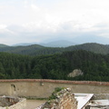 Cetatea Rasnov - vedere din cetate - muntii