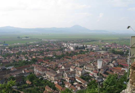 Cetatea Rasnov - vedere din cetate  oras 2