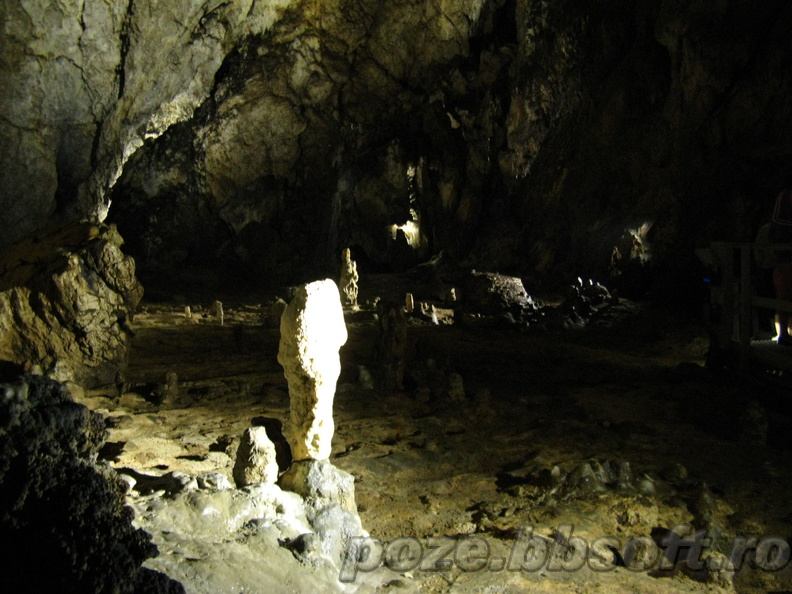 Pestera Valea Cetatii Rasnov - o stalactita
