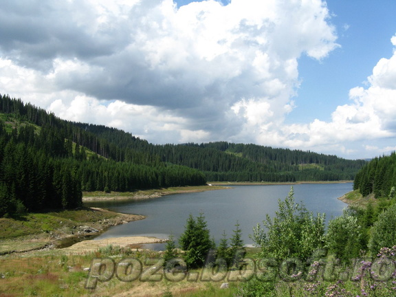 Lacul Vidra - vedere spre lac