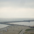 Plaja din Constanta cu multa ceata